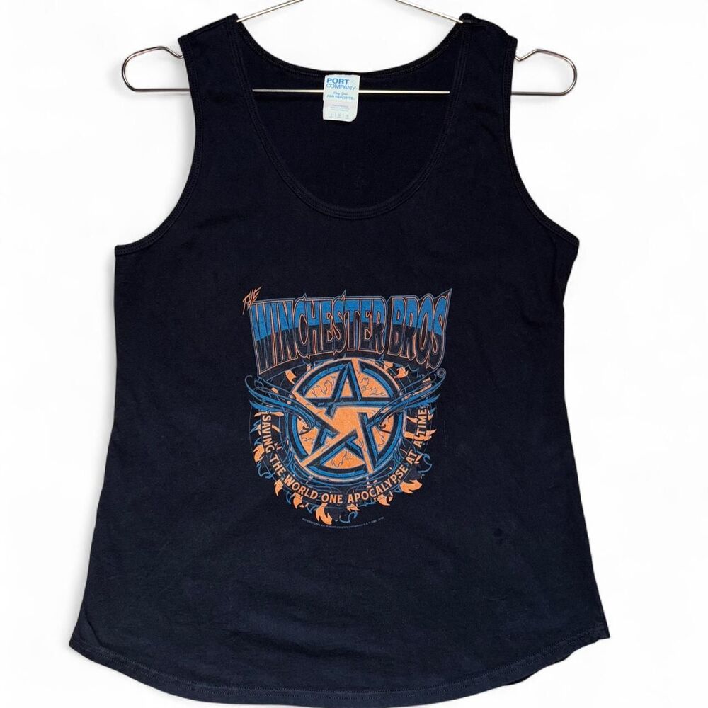 Y2k Hot Topic Supernatural Sam Dean Winchester Bros Pentagram Show Merch Grunge